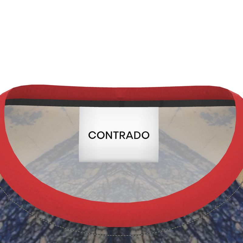 Cut and Sew All Over Print T-Shirt: Azurite, with Malachite, Siberia, Russia, ORIGINAL COLOR