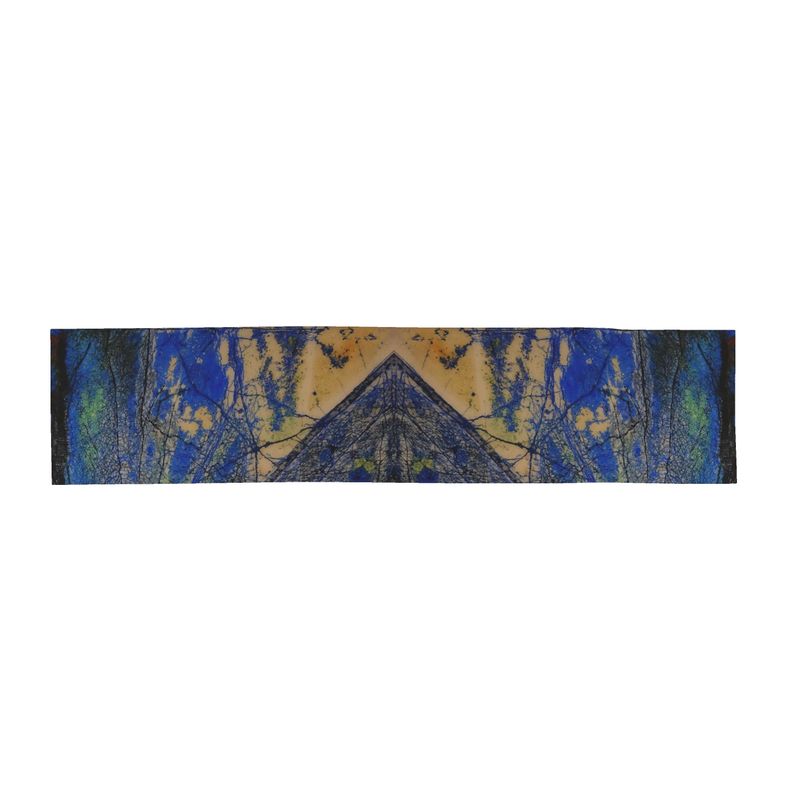 Scarf Wrap or Shawl,  Azurite, with Malachite, Siberia, Russia, Original Color