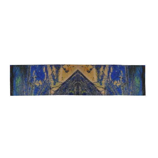 Scarf Wrap or Shawl,  Azurite, with Malachite, Siberia, Russia, Original Color