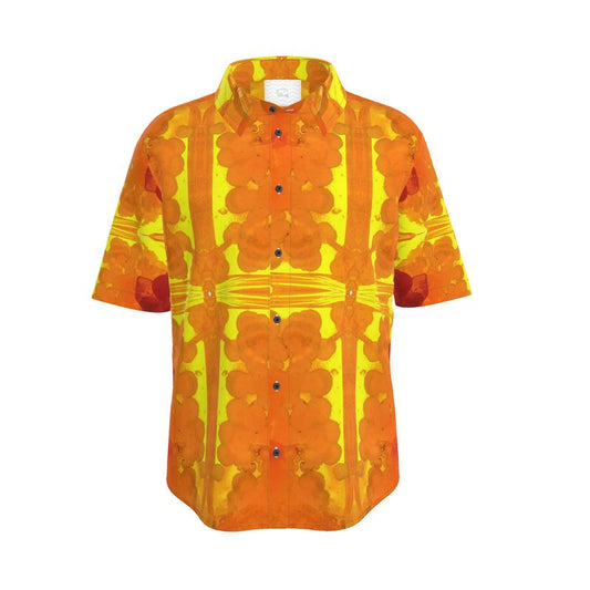 Mens Short Sleeve Shirt: Mimetite on Wulfenite, San Francisco Mine