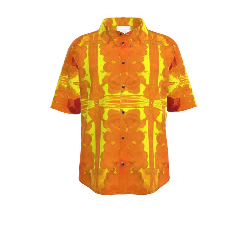 Mens Short Sleeve Shirt: Mimetite on Wulfenite, San Francisco Mine