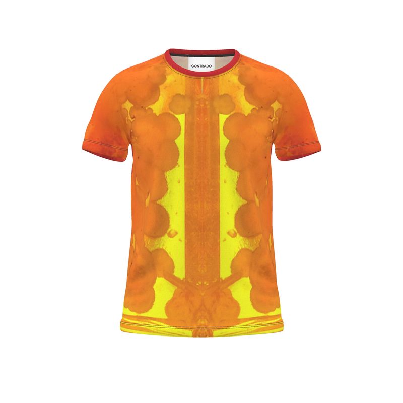 Cut and Sew All Over Print T-Shirt: Mimetite on Wulfenite, San Francisco Mine
