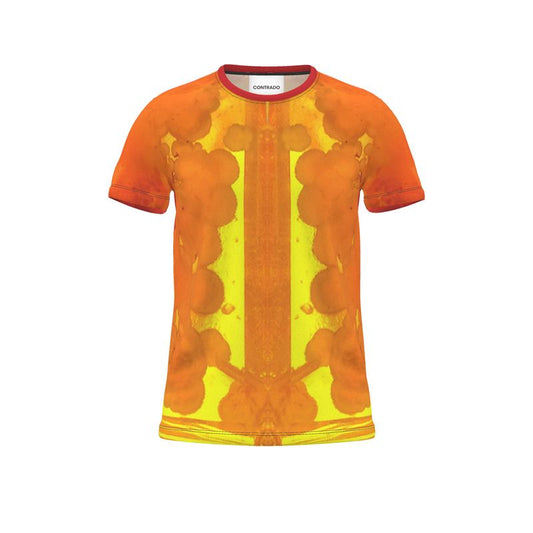 Cut and Sew All Over Print T-Shirt: Mimetite on Wulfenite, San Francisco Mine