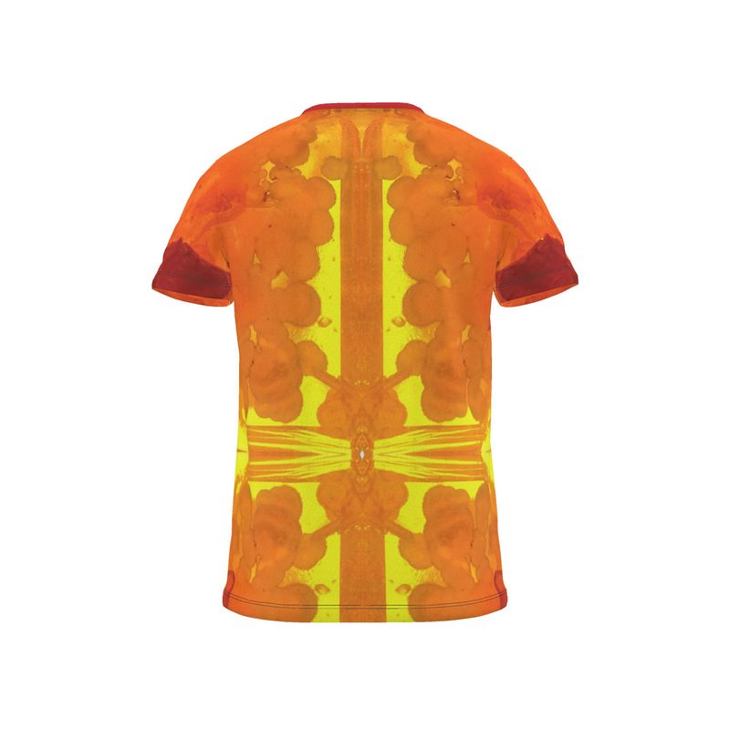 Cut and Sew All Over Print T-Shirt: Mimetite on Wulfenite, San Francisco Mine