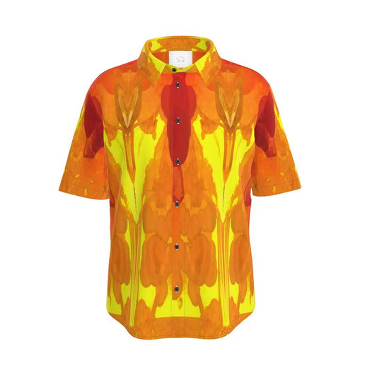 Mens Short Sleeve Shirt: Mimetite on Wulfenite, San Francisco Mine 2