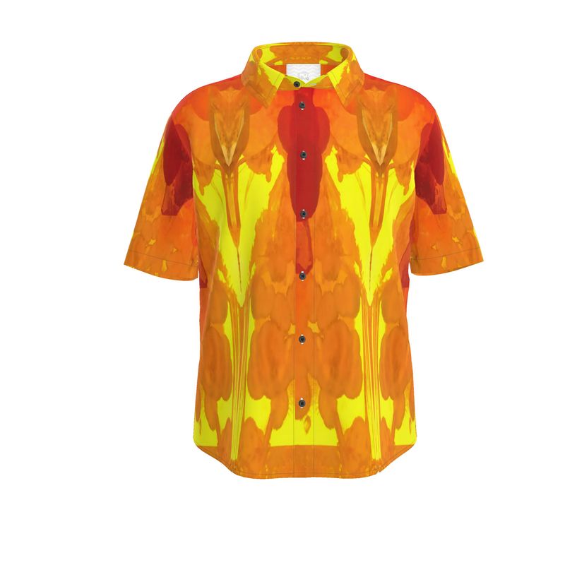 Mens Short Sleeve Shirt: Mimetite on Wulfenite, San Francisco Mine 2