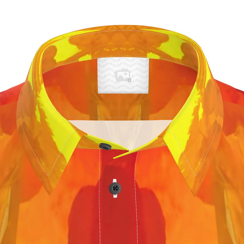 Mens Short Sleeve Shirt: Mimetite on Wulfenite, San Francisco Mine 2