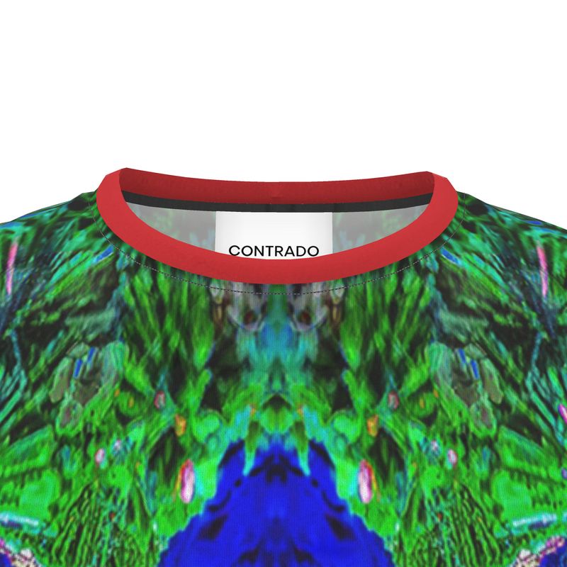 Cut and Sew All Over Print T-Shirt: Malachite-Azurite-Cuprite Bisbee, Arizona circa 1897, EX Yale Collection