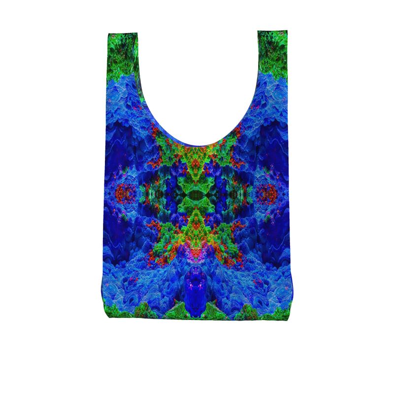 Parachute Shopping Bag: Malachite-Azurite-Cuprite Bisbee, Arizona circa 1897, EX Yale Collection