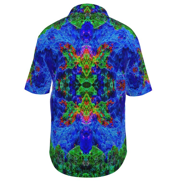 Mens Short Sleeve Shirt: Malachite-Azurite-Cuprite Bisbee, AZ