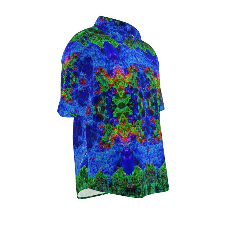 Mens Short Sleeve Shirt: Malachite-Azurite-Cuprite Bisbee, AZ