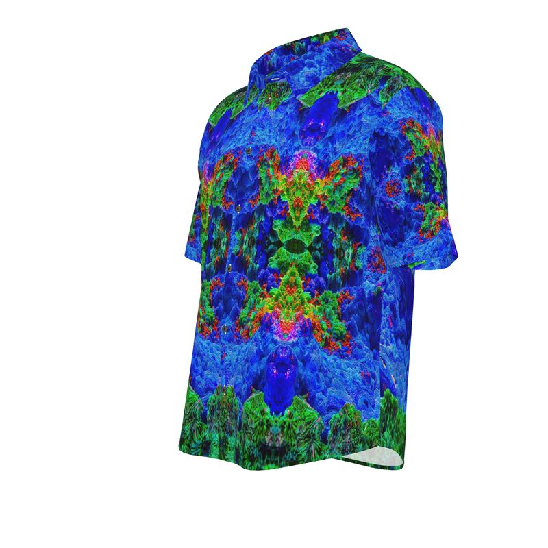 Mens Short Sleeve Shirt: Malachite-Azurite-Cuprite Bisbee, AZ
