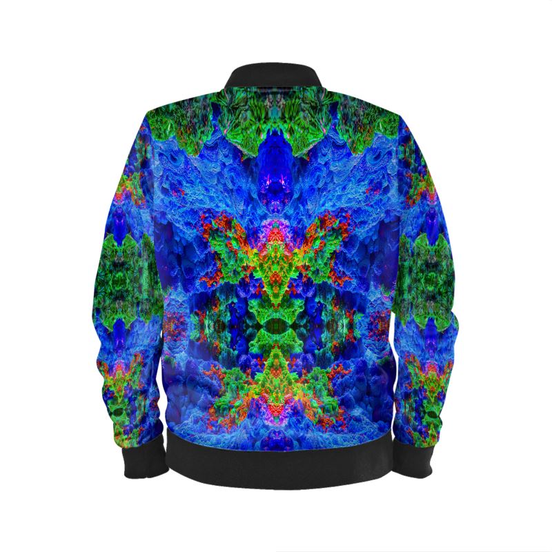 Mens Bomber Jacket: Malachite-Azurite-Cuprite Bisbee, Arizona circa 1897, EX Yale Collection