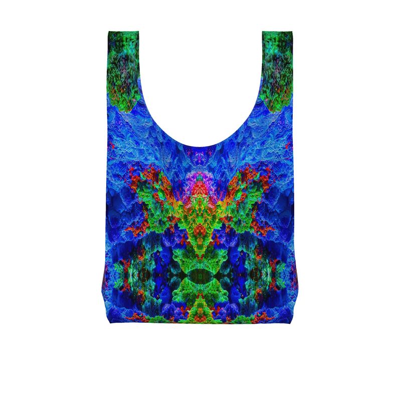 Parachute Shopping Bag: Malachite-Azurite-Cuprite Bisbee, Arizona circa 1897, EX Yale Collection