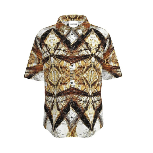 Mens Short Sleeve Shirt: Rutilated Quartz, Alexander County, NC