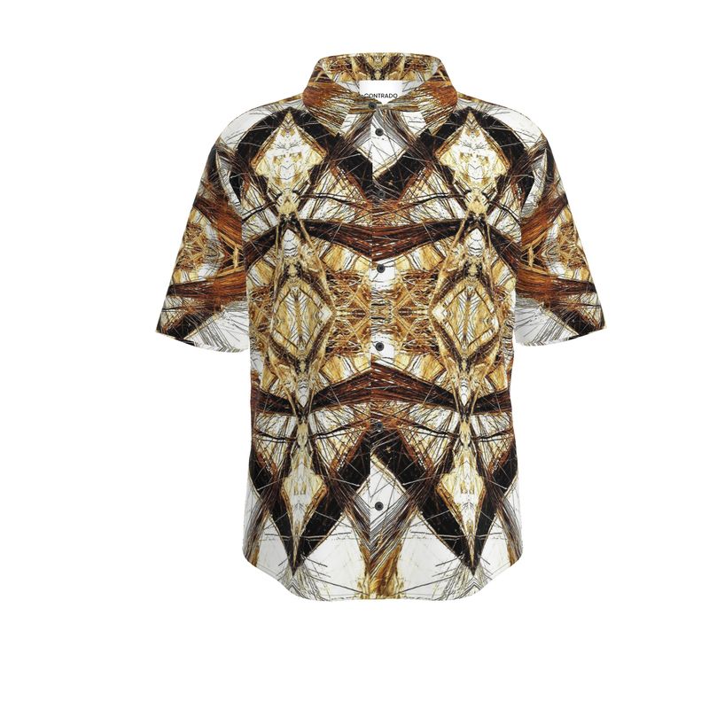Mens Short Sleeve Shirt: Rutilated Quartz, Alexander County, NC