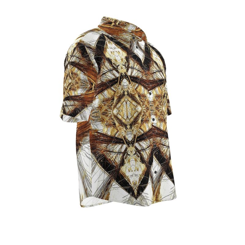 Mens Short Sleeve Shirt: Rutilated Quartz, Alexander County, NC