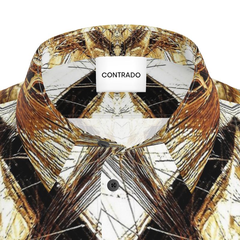 Mens Short Sleeve Shirt: Rutilated Quartz, Alexander County, NC
