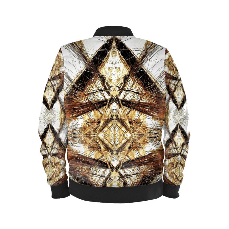 Mens Bomber Jacket: Rutilated Quartz, Alexander Cty, NC