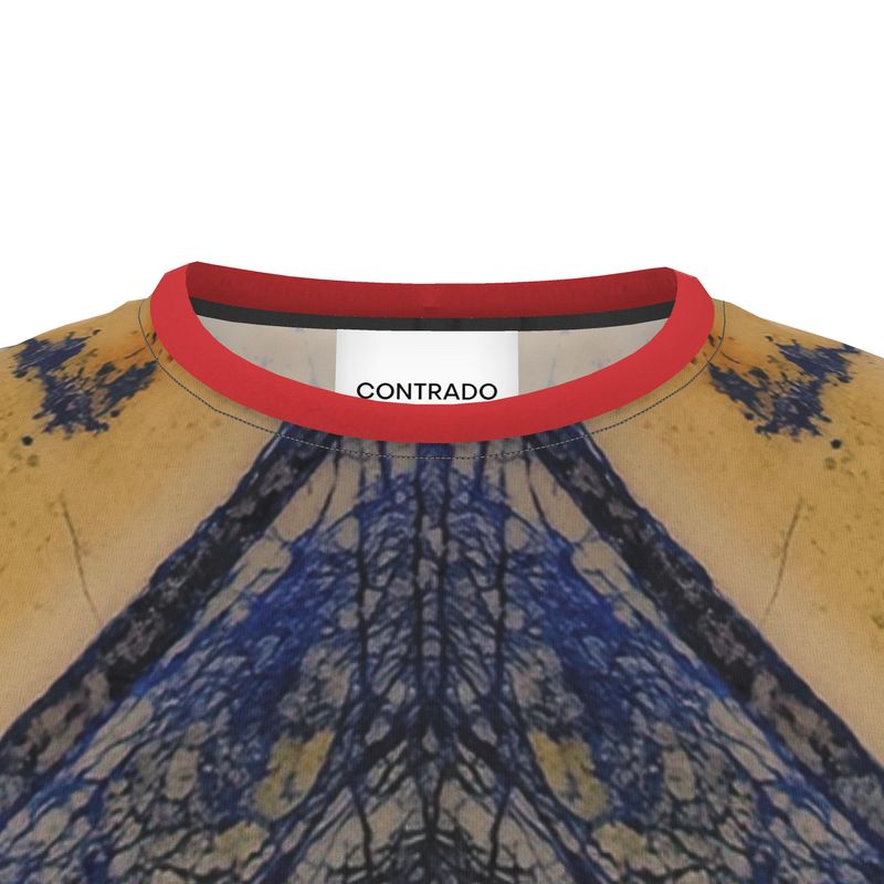 Cut and Sew All Over Print T-Shirt: Azurite and Malachite, Siberia, Russia