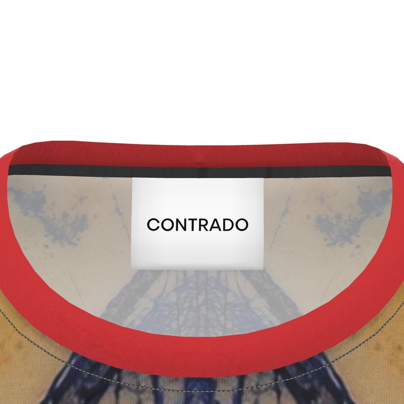 Cut and Sew All Over Print T-Shirt: Azurite and Malachite, Siberia, Russia