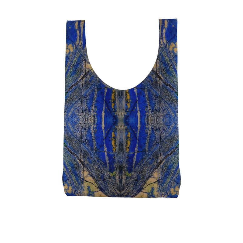 Parachute Shopping Bag: Azurite and Malachite, Siberia, Russia