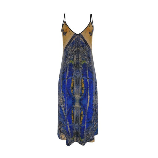 Slip Dress: Azurite and Malachite, Siberia, Russia