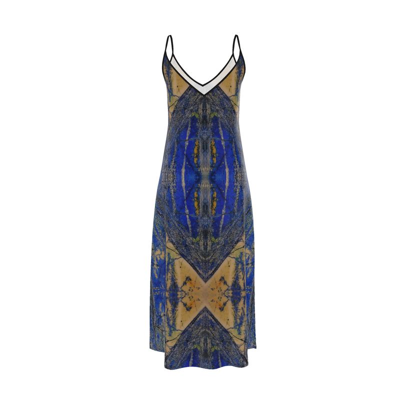 Slip Dress: Azurite and Malachite, Siberia, Russia