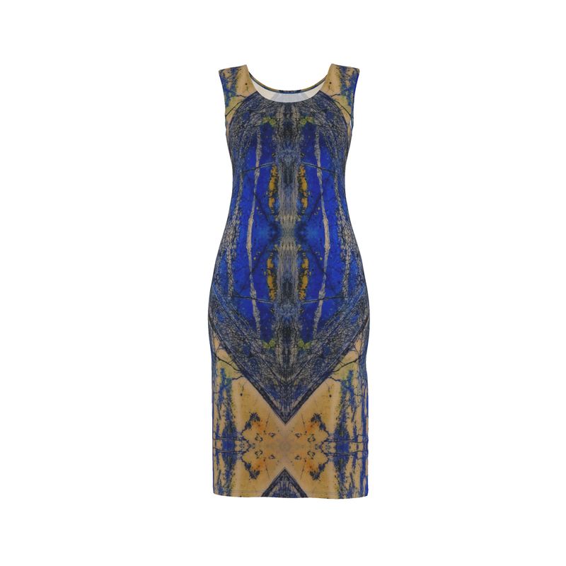Bodycon Dress: Azurite and Malachite, Siberia, Russia