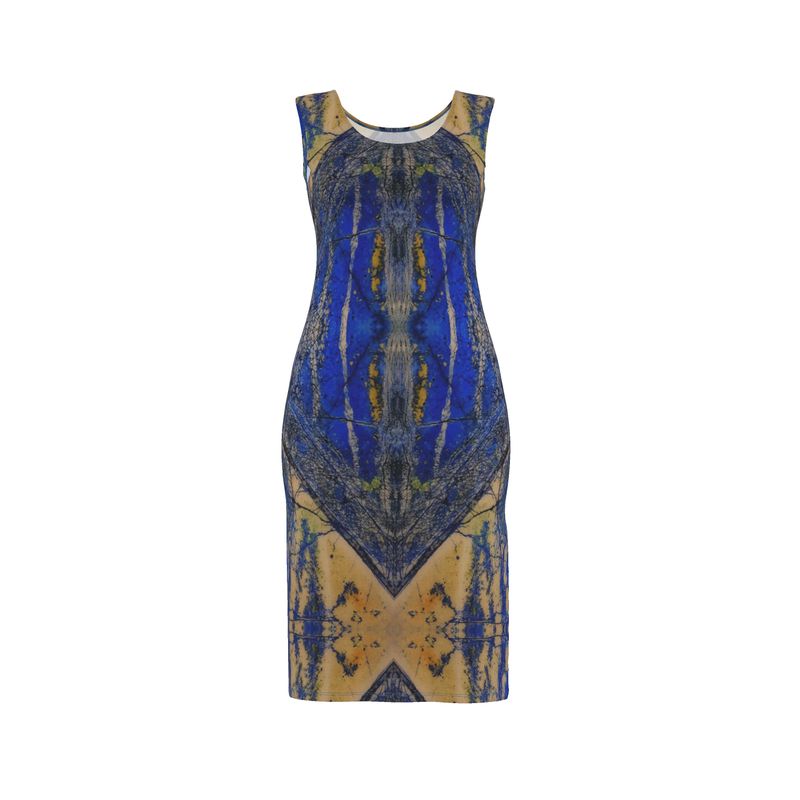 Bodycon Dress: Azurite and Malachite, Siberia, Russia
