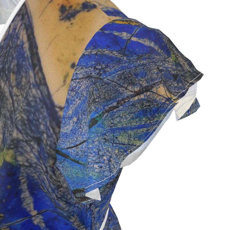 Tea Dress: Azurite and Malachite, Siberia, Russia