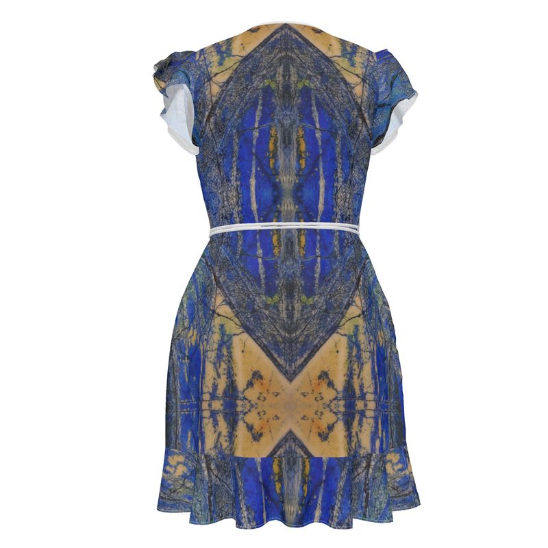 Tea Dress: Azurite and Malachite, Siberia, Russia