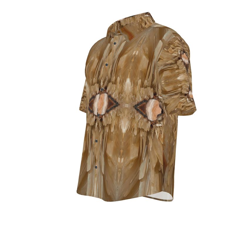 Mens Short Sleeve Shirt: Barite, Tsumeb Mine, Namibia