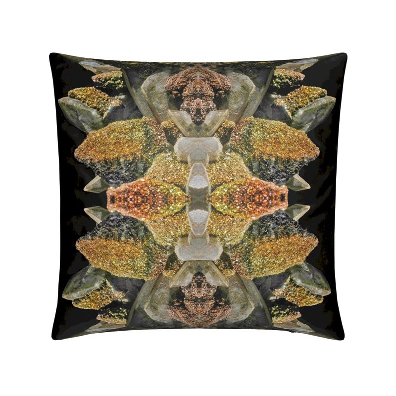 Cushions: Calcite with Irridescent Marcasite, Brushy Creek, Viburnum Trend, Missouri, USA, Neal Pfaff, Original Color