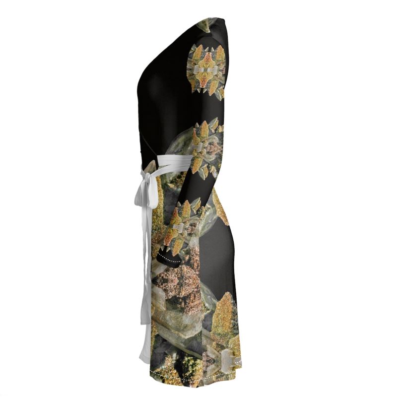 Wrap Dress: Calcite with Irridescent Marcasite, Brushy Creek, Viburnum Trend, Missouri, USA, Neal Pfaff, Original Color