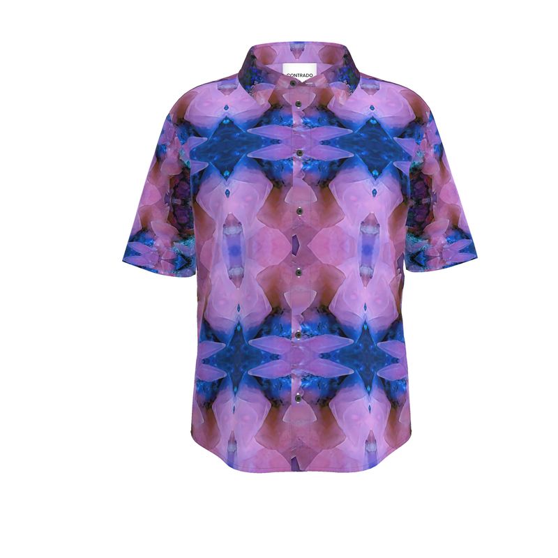 Mens Short Sleeve Shirt: Calcite Fluorescent, Moncure, North Carolina