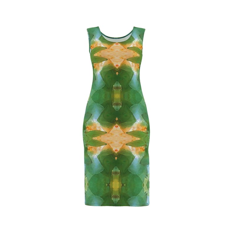 Bodycon Dress:Calcite Monecure North Carolina, Fluorescent INVERTED