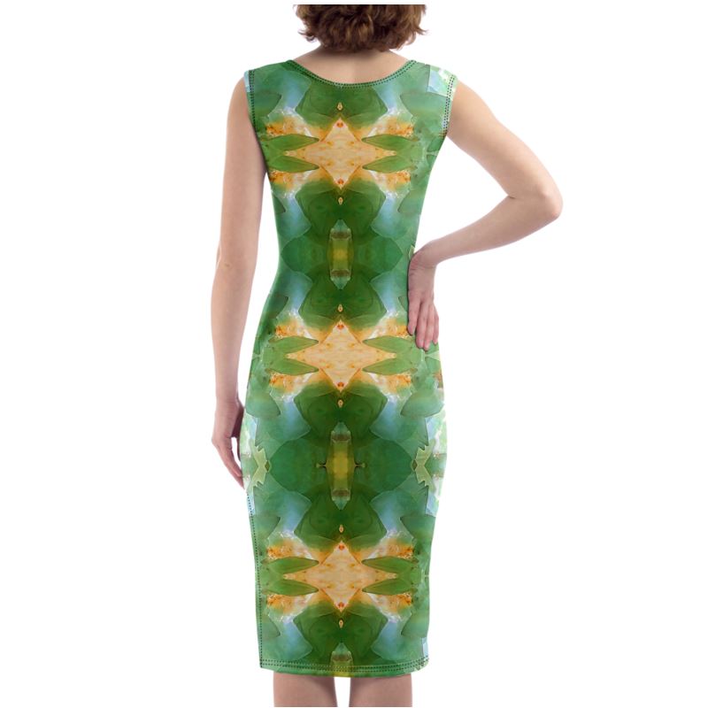 Bodycon Dress:Calcite Monecure North Carolina, Fluorescent INVERTED
