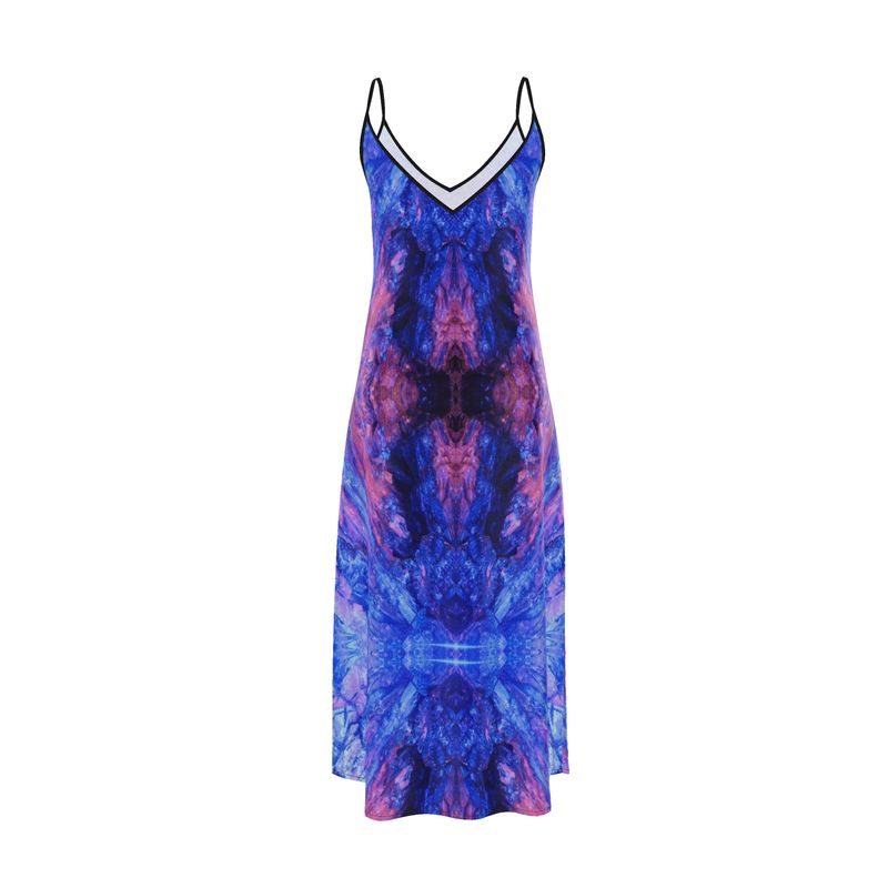 Slip Dress: KYANITE, Fluorescent, Black Mt. , North Carolina, USA, Hatley, Original Color