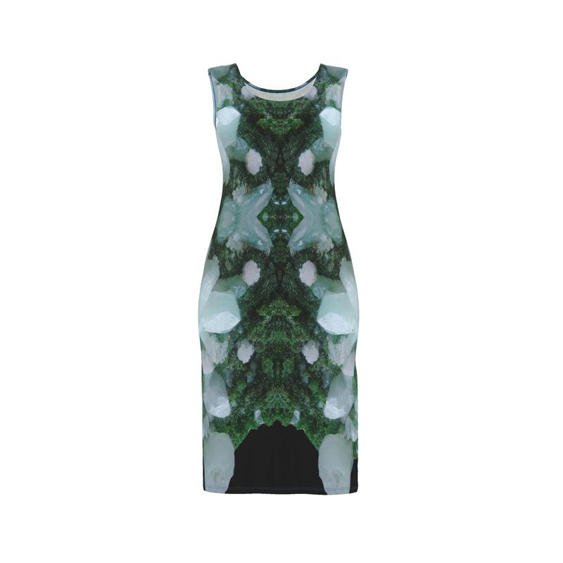 Bodycon Dress: Cerusite On Motramite, Flowers, Tsumeb, Namibia, EX Lawrence Conklin, Original Color