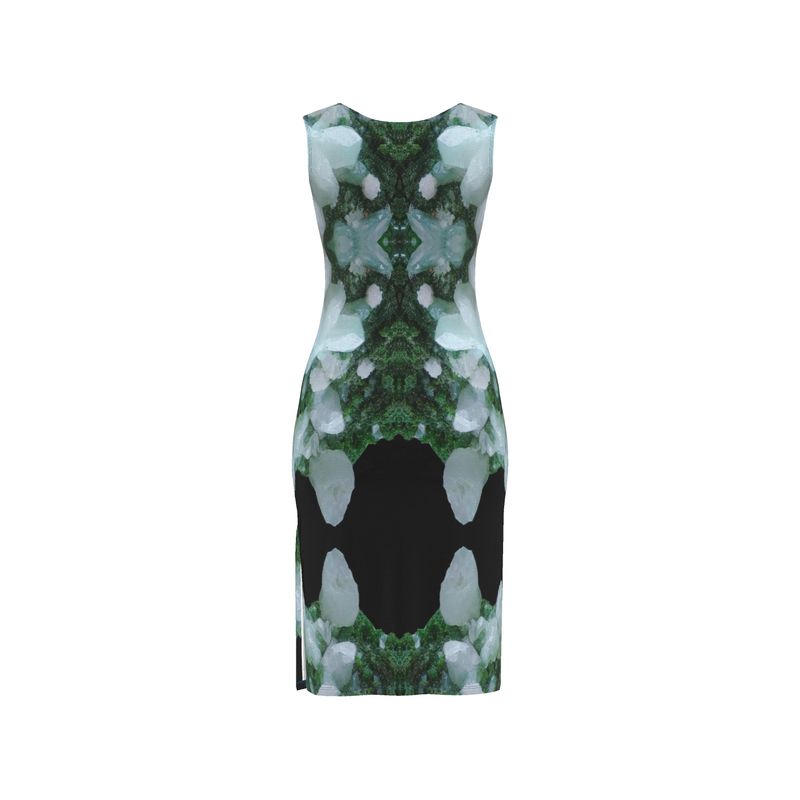 Bodycon Dress: Cerusite On Motramite, Flowers, Tsumeb, Namibia, EX Lawrence Conklin, Original Color