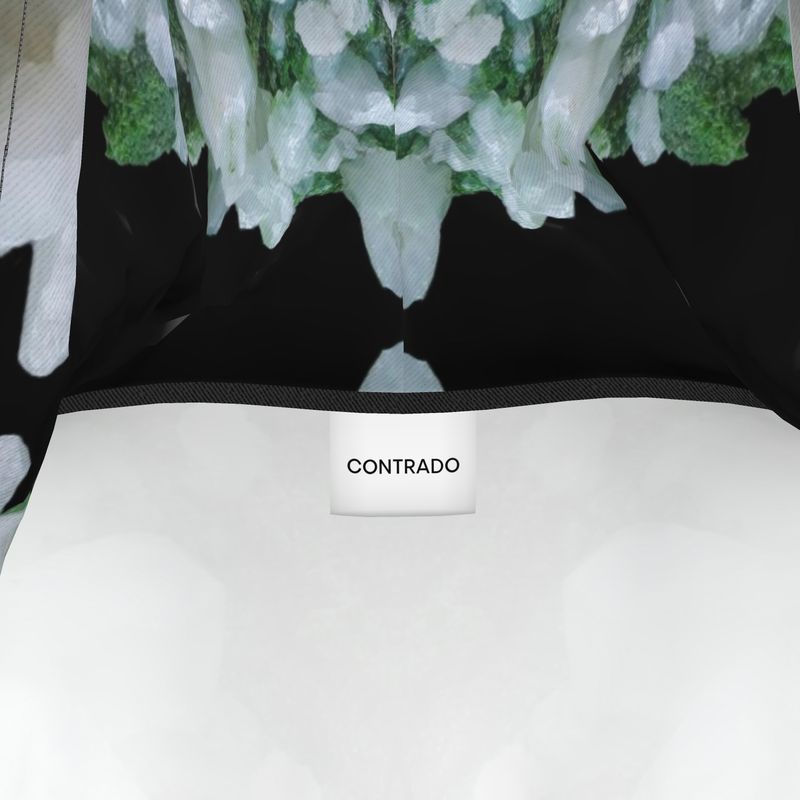 Hoodie Dress: Cerusite On Motramite, Flowers, Tsumeb, Namibia, EX Lawrence Conklin, Original Color