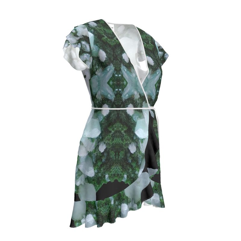 Tea Dress: Cerusite On Motramite, Flowers, Tsumeb, Namibia, EX Lawrence Conklin, Original Color