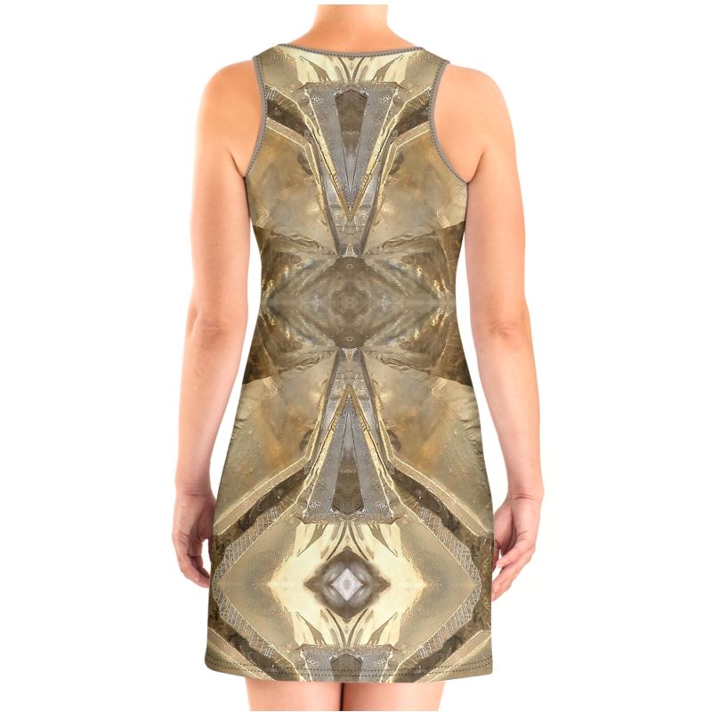 Halter Dress: Calcite, Sokolovskoe Iron Mine, Rudny, Kostanay Region, Kazakhstan