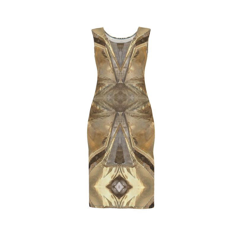 Bodycon Dress: Calcite, Sokolovskoe Iron Mine, Rudny, Kostanay Region, Kazakhstan