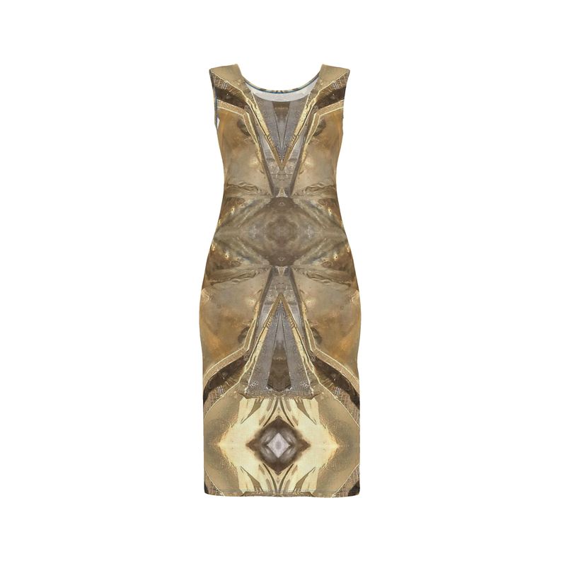 Bodycon Dress: Calcite, Sokolovskoe Iron Mine, Rudny, Kostanay Region, Kazakhstan