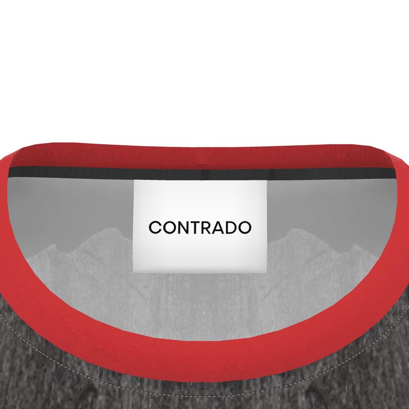 Cut and Sew All Over Print T-Shirt:  Charcoal, 50,000 Year Old from Lava