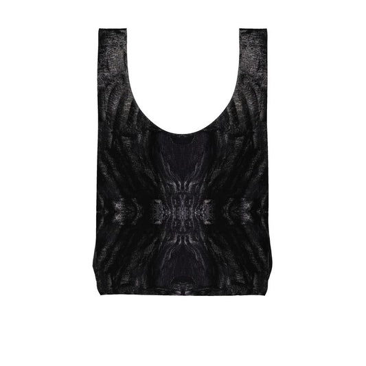 Parachute Shopping Bag: Charcoal formed approximately 50,000 years ago when lava from a Washington State volcano engulfed tree, carbonizing it.