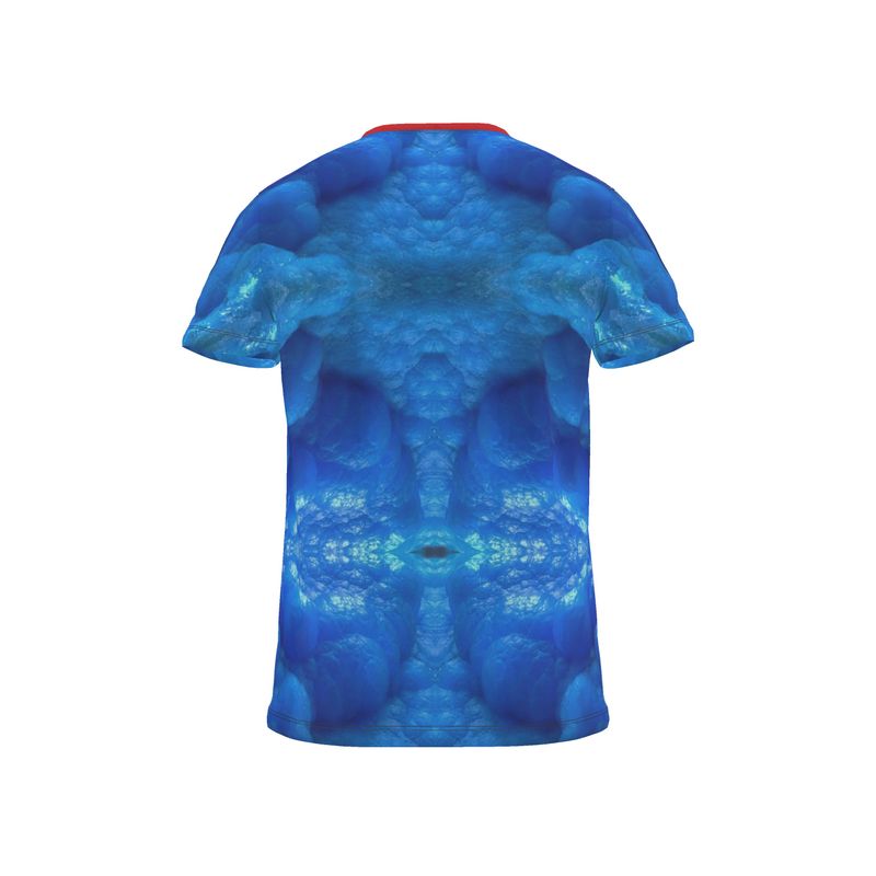Cut and Sew All Over Print T-Shirt: Hemimorphite, China