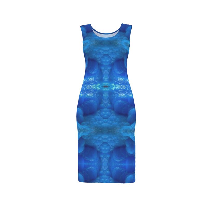 Bodycon Dress: Hemimorphite, China, Ex John Veevart